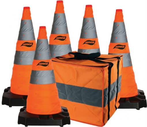 Aervoe Collapsible Traffic Cone Set